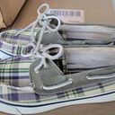 Sperry  Top-Sider 2 Eye Boat Shoes, #9561341  Taupe/ Navy /Wht Plaid, Wom… Photo 0