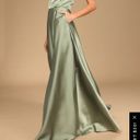 Lulus Sage Green Formal Gown Photo 1