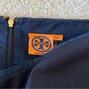 Tory Burch  Navy Blue Pencil Skirt Gold Back Zipper Size XS Photo 5