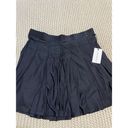 We Wore What  Womens NWT Black Pleated Tennis Skirt Size L shorts built in Photo 6