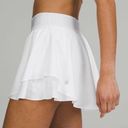 Lululemon  white court rival skirt built in shorts pockets skort size 4 Photo 0