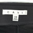 CAbi  Legging Women's Size XS Ankle Zipper Flat Front Stretch Pull On Black Photo 3