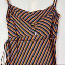 Olivaceous  Purple & Orange Striped Fitted Straight Maxi Dress S Photo 3