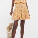 Poupette St. Barth  Agathe Printed Halter Neck Mini Dress Yellow Size XS Photo 14