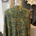 LuLaRoe NWOT  Green Paisley Pattern Size Large Kimono Photo 6