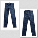 Liverpool  Ankle Skinny Jegging Jeans Dark Blue Size 2 26L Stretch mid rise Photo 8