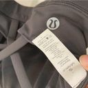 Lululemon  Athletica charcoal grey sports bra, inner tags, size 4, collab, active Photo 5