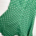 re:named  Green & White Polka Dot Mini Dress Size S Short Sleeve Summer Photo 3