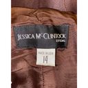 Jessica McClintock Vintage 90s  Sweetheart Strapless Satin Gown, Chocolate Brown Photo 5