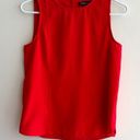 Dalia Collection Dalia Square Tank Top with Rounded Hem, Business Casual Blouse, Red, Size XS Photo 1