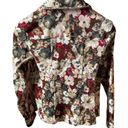 Christopher & Banks Women's Floral Button Down Corduroy Jacket Photo 3