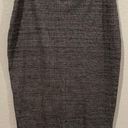 Silence + Noise Uni Ribbed Grey Midi Skirt Photo 1