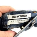 One Teaspoon  Free Love Distressed High Waist Knee Length Denim Pencil Skirt 26 Photo 7