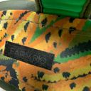 Farm Rio  Sandals Women's Size 11 Green Toucans Flatform Raffia Green Multicolor Photo 7