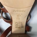 Urban Outfitters SVegan Rollers Vegan Caramel Leather Platform Fisherman Heel Size US7/UE 38 Photo 4