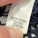 J.Jill  Floral Lace Sleeveless Top Navy blue layered Size Medium Photo 5