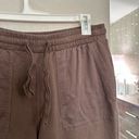 American Eagle  | Women’s Brown Pocket high rise Sweatpants Drawstring size m Photo 1