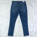 Hudson Jeans HUDSON Natalie Mid Rise Slim Boyfriend Crop Distressed Blue Denim Jeans 29 Photo 4