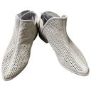 Kelsi Dagger  Boots Womens 8 Beige Brooklyn Vegan Perforated Ankle Booties Casual Photo 4