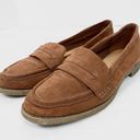 American Eagle  Tan Faux Suede Loafers Shoes Photo 0