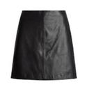 Ralph Lauren Leather Pencil Miniskirt Photo 0