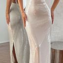Beginning Boutique White Maxi Slip Dress Photo 0