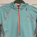 New Balance ‎ 1/4 zip up hooded activewear shirt women’s size small Photo 1