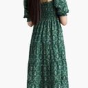 Hill House  Home Nesli Nap Dress Emerald Trellis Green Size XS Photo 2