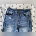 Arizona Jeans 5/$25 Arizona Jean Co high rise skinny ripped jeans size 3 Photo 3