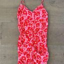 ZARA  pink red floral print ruched party body on mini dress Photo 3