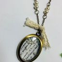 Poetry  Pearls & Lace Gold Necklace New Photo 3