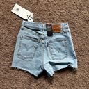 Levi's NWT Levi’s Stretch Ribcage Super High Rise Denim Shorts Photo 1