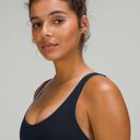 Lululemon True Navy/ Blue Linen Align Reversible Bra *Light Support, A/B Cup  Photo 8