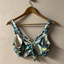 Modcloth  Blue Marble Swirl Swim Top Photo 1