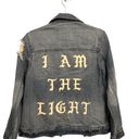 Spiritual Gangster Jacket XS Denim Jacket  “I am the Light” Photo 1