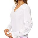 Ramy Brook  Finn Pintuck and Lace Inset Blouse Photo 0