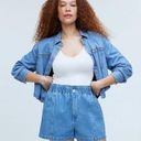 Madewell  Denim Pull-On Paperbag Shorts in Bunten Wash 28 NWT Photo 0