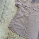 Habit  Women's Short Sleeve Fishing Guide Purple Shirt Size Small Photo 3