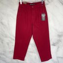 Vans NWT  Curren X Knost Chino Casual Trouser Pants Retro Skateboarding Red 26 Photo 5