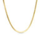 Tehrani Jewelry 14k Solid Gold Herringbone Necklace | Real Gold Herringbone Necklace | 16 inches Photo 3