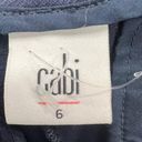 CAbi  Womens 9 to 5 Bootcut Trouser Pants Sz 6 Navy Blue Side Zip Pocket Stretch Photo 10