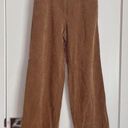 J.Jill  Cognac Soft Corduroy Wide Leg Pants Size 4 Photo 0