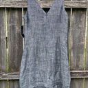 Rickie Freeman Teri Jon Gray Linen Dress NWT | 10 Photo 3