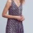 Maeve Anthropologie  Westwater Open Knit Dress High Low Hemline Large Photo 1