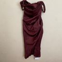 House Of CB  'Rhoda' Raisin Off Shoulder Corset Dress wine  /Size S NWOT Photo 5