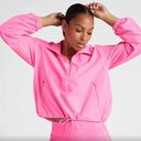 Sweaty Betty  Neon Pink training day half zip pullover jacket size 6 Photo 0