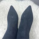 Harper Cordani Italy Women's  Boot Blue  Suede Denim Block Heel Bootie EUR 36 Photo 2