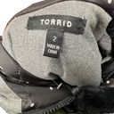 Torrid  Light Gray Faux Fur Hooded Puffer Parka Jacket Plus Size 2X Photo 10