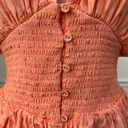 Tularosa  Eleanor Romper Pale Peach Swiss Dot XS Photo 7