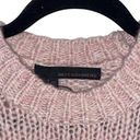 360 Cashmere NEW  Abbot Crew Neck Sweater in Adobe Pink Photo 5